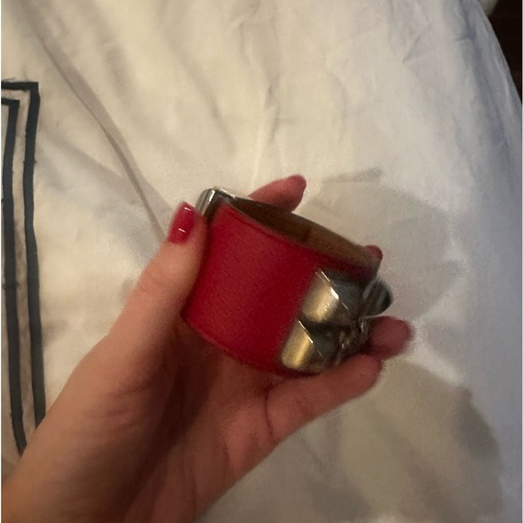 Hermes red CDC bracelet size small - Picture 2 of 4